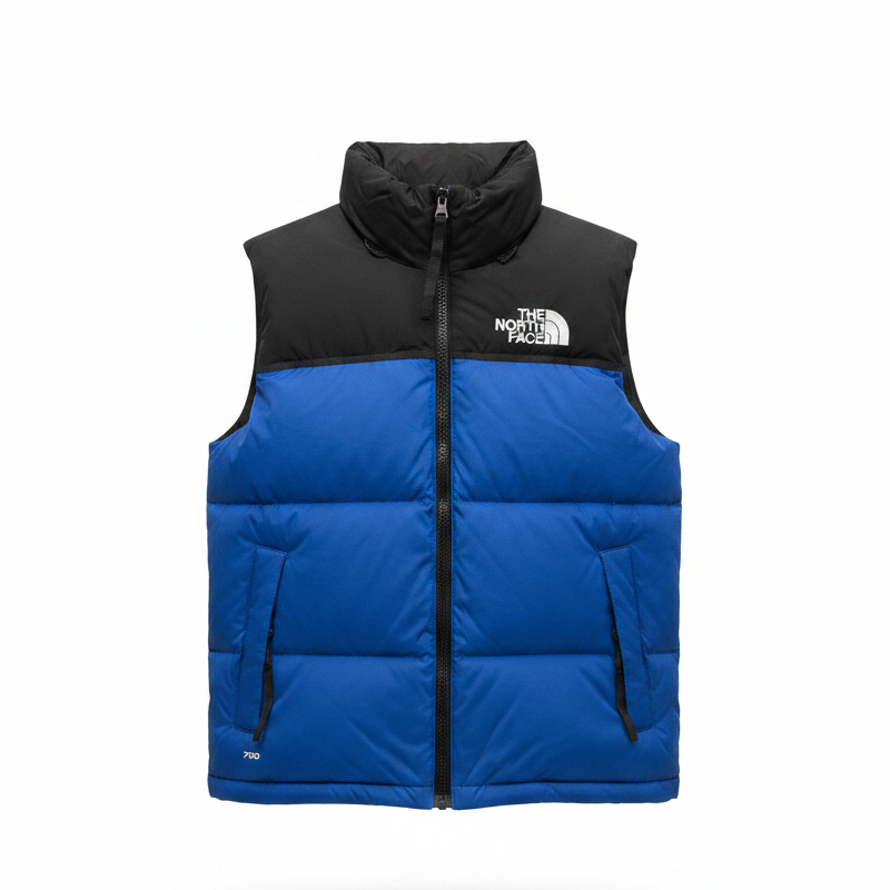 The North Face 700 Down Vest "Blue-Black"