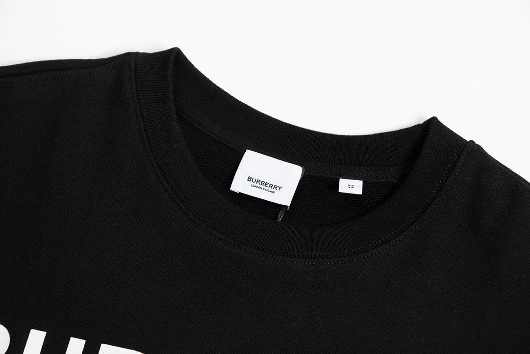 Burberry Logo Print Sweatshirt "Black"
