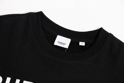 Burberry Logo Print Sweatshirt "Black"