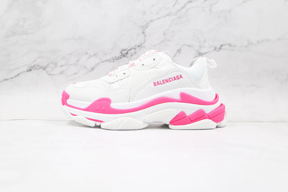 Balenciaga Triple S "White-Fluo Pink"