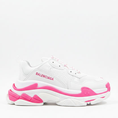 Balenciaga Triple S "White-Fluo Pink"