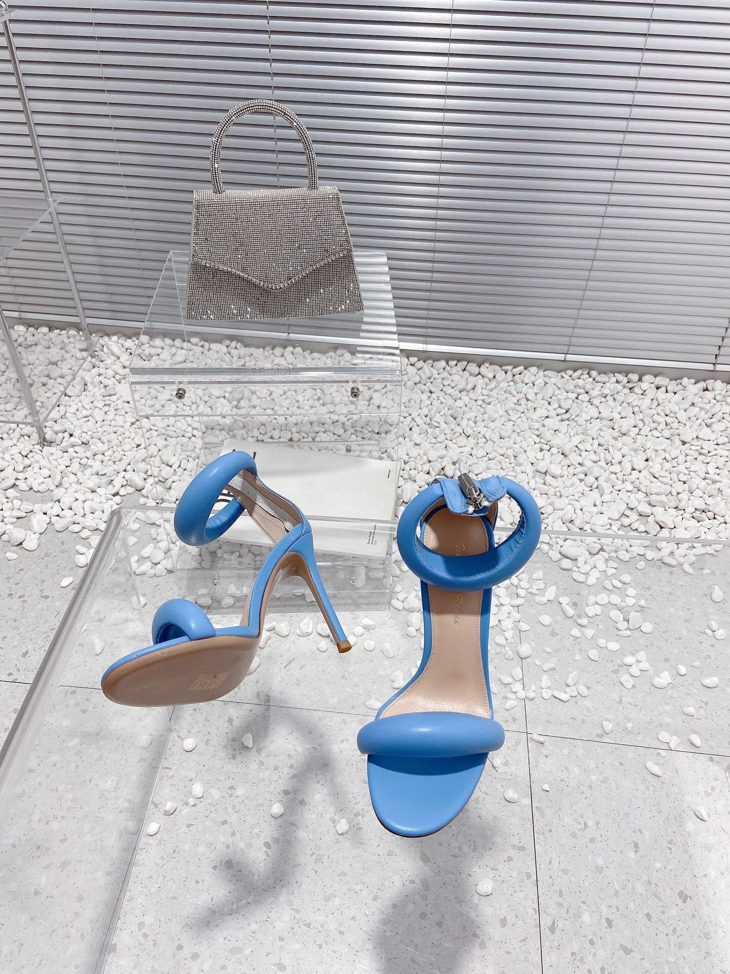 Gianvito Rossi Bijoux High Heels 100mm "Blue"