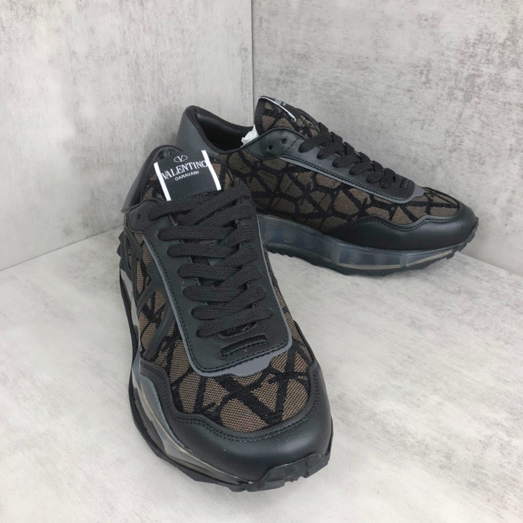 Valentino Garavani Netrunner "Black-Brown Monogram"