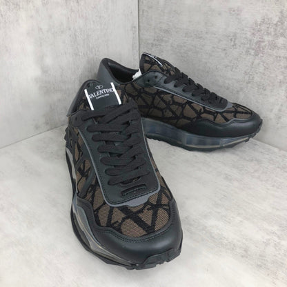 Valentino Garavani Netrunner "Black-Brown Monogram"