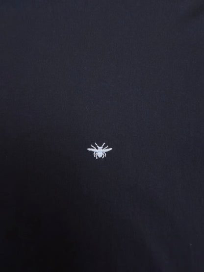 Dior Bee Embroidered T-shirt "Black Cotton Jersey"