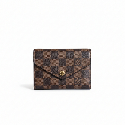 Louis Vuitton Victorine Wallet "Damier Ebene Canvas"