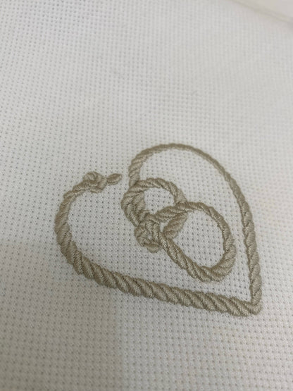 Burberry Cotton B Heart Polo T-Shirt "White"