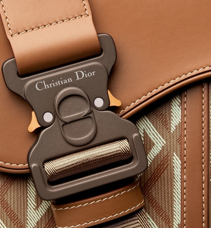 Dior CD Diamond Saddle Bag with Strap