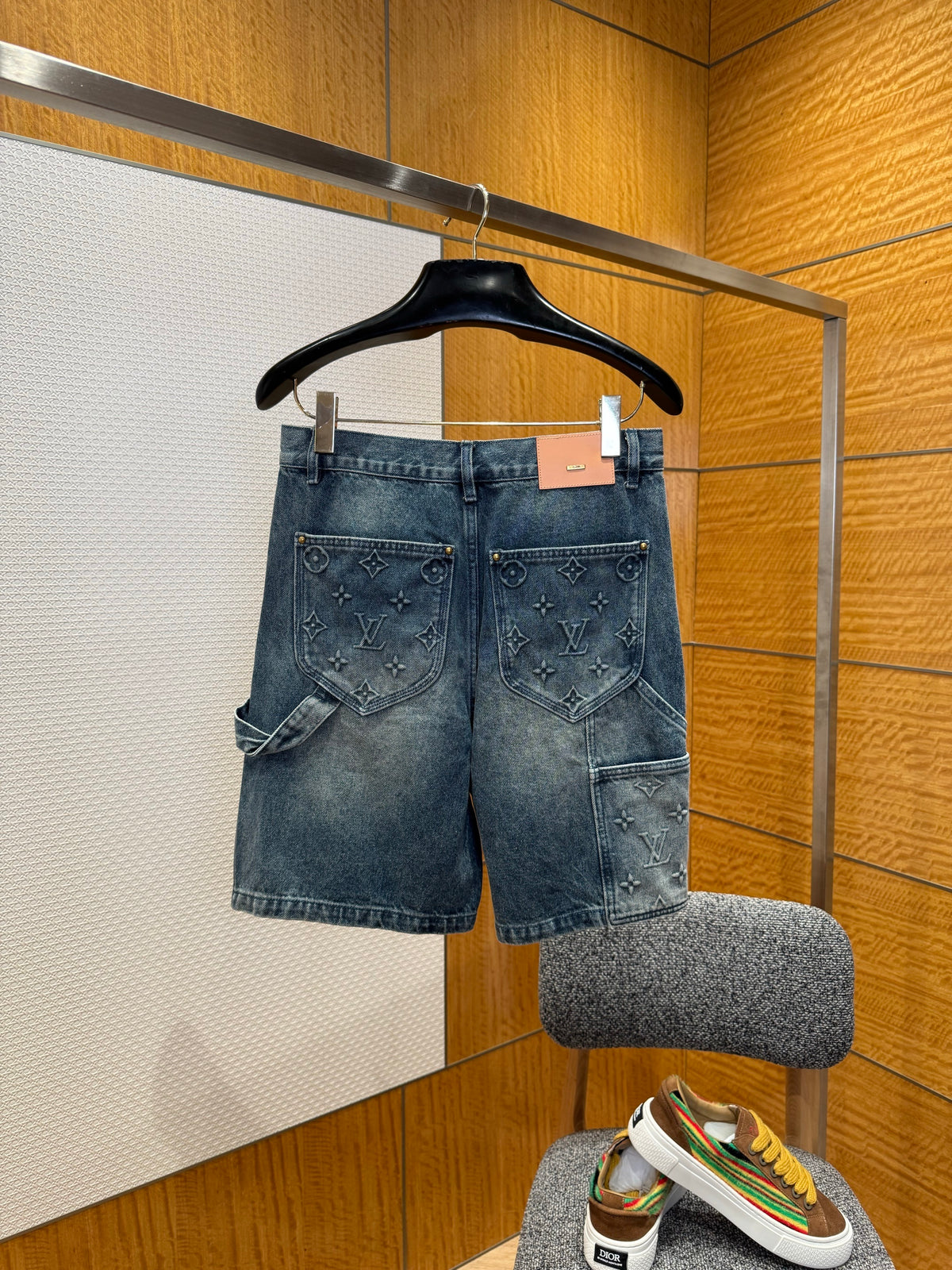 Louis Vuitton Denim Carpenter Shorts