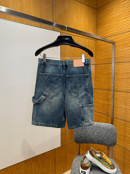 Louis Vuitton Denim Carpenter Shorts
