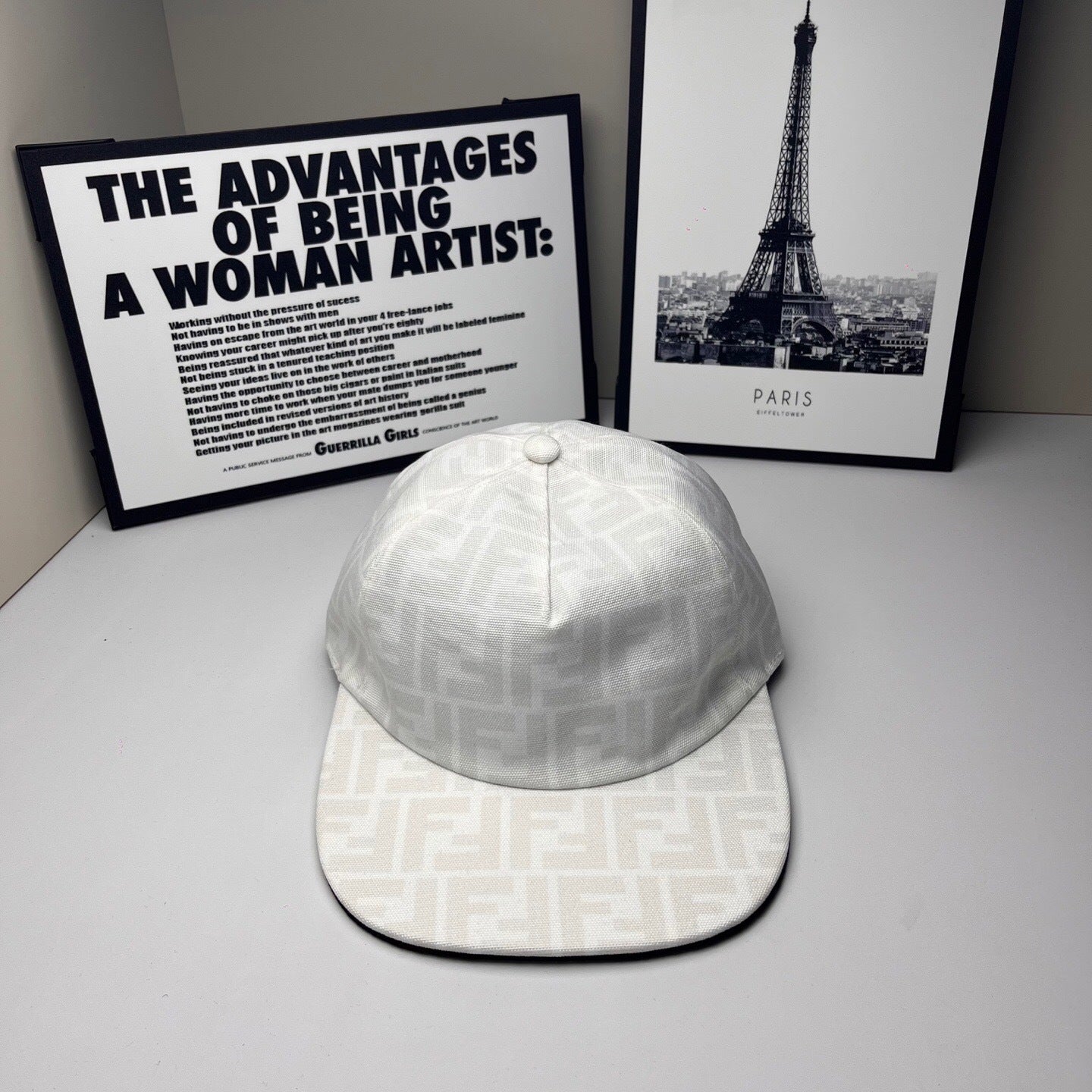 Fendi FF Cotton Baseball Cap