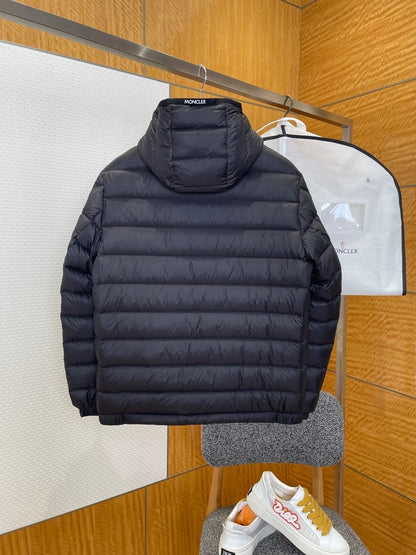 Moncler Galion Hooded Short Down Jacket "Black"