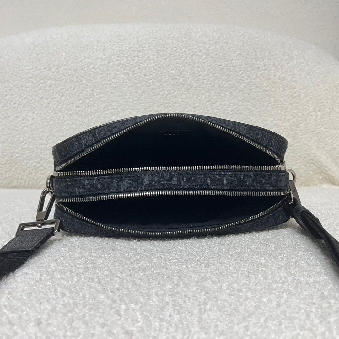 Dior Oblique Jacquard Safari Bag with Strap