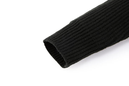 Moncler Logo Rib Wool Turtleneck "Black"