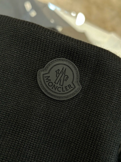 Moncler Padded Cotton Zip-Up Hoodie "Black"