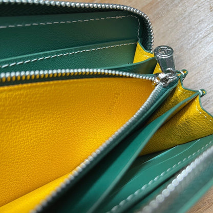 Goyard Matignon GM Wallet "Green"