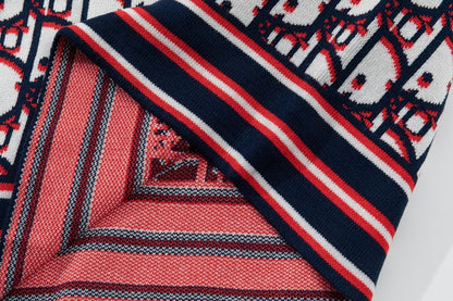 Dior Oblique Twill Shorts "White-Blue-Red"