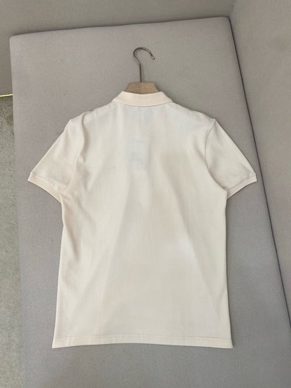 Burberry Metal EKD Cotton Polo T-Shirt "Clam Beige"