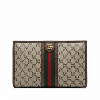 Gucci Ophidia GG Pouch in Supreme Canvas