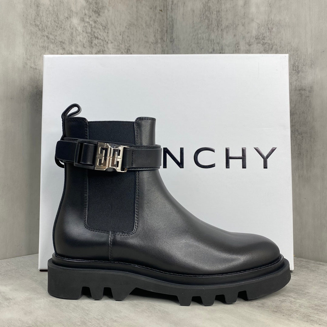 Givenchy Leather Chelsea Boots Ankle-Lock