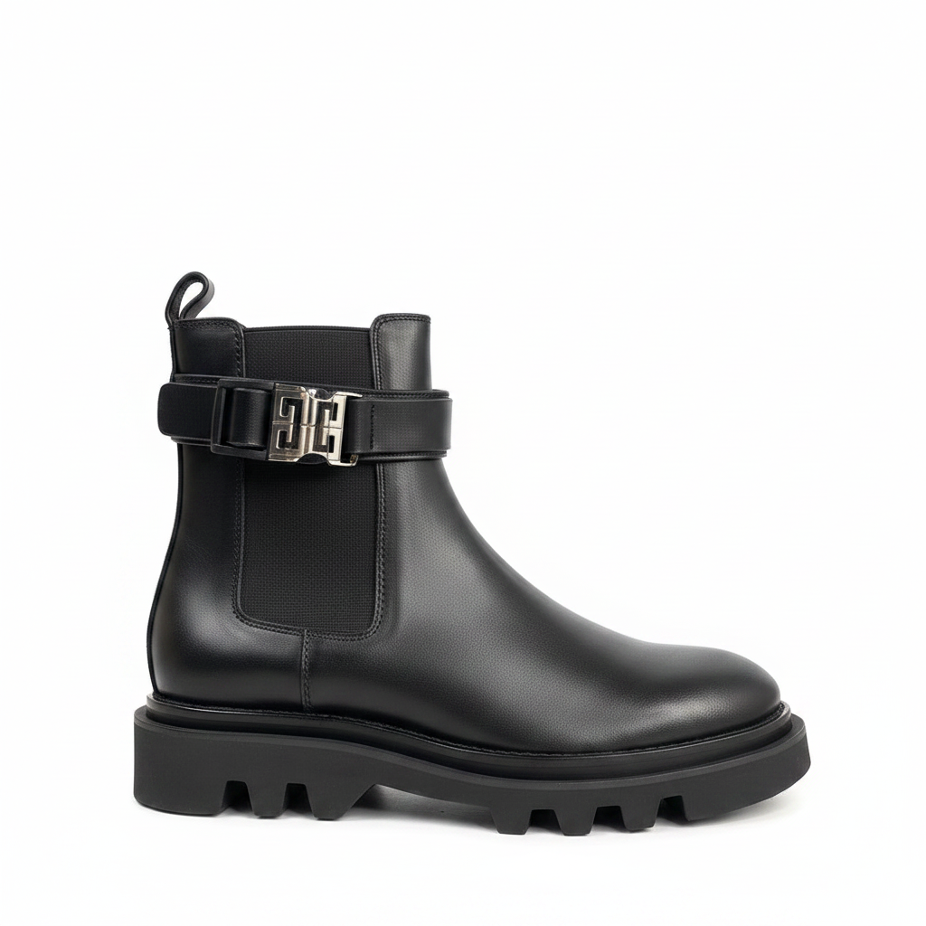 Givenchy Leather Chelsea Boots Ankle-Lock