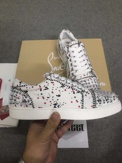 Christian Louboutin Seavaste 2 Flat "Toile Splash"