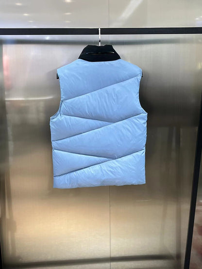 Moncler Tago Down Gilet "Baby Blue-Black"