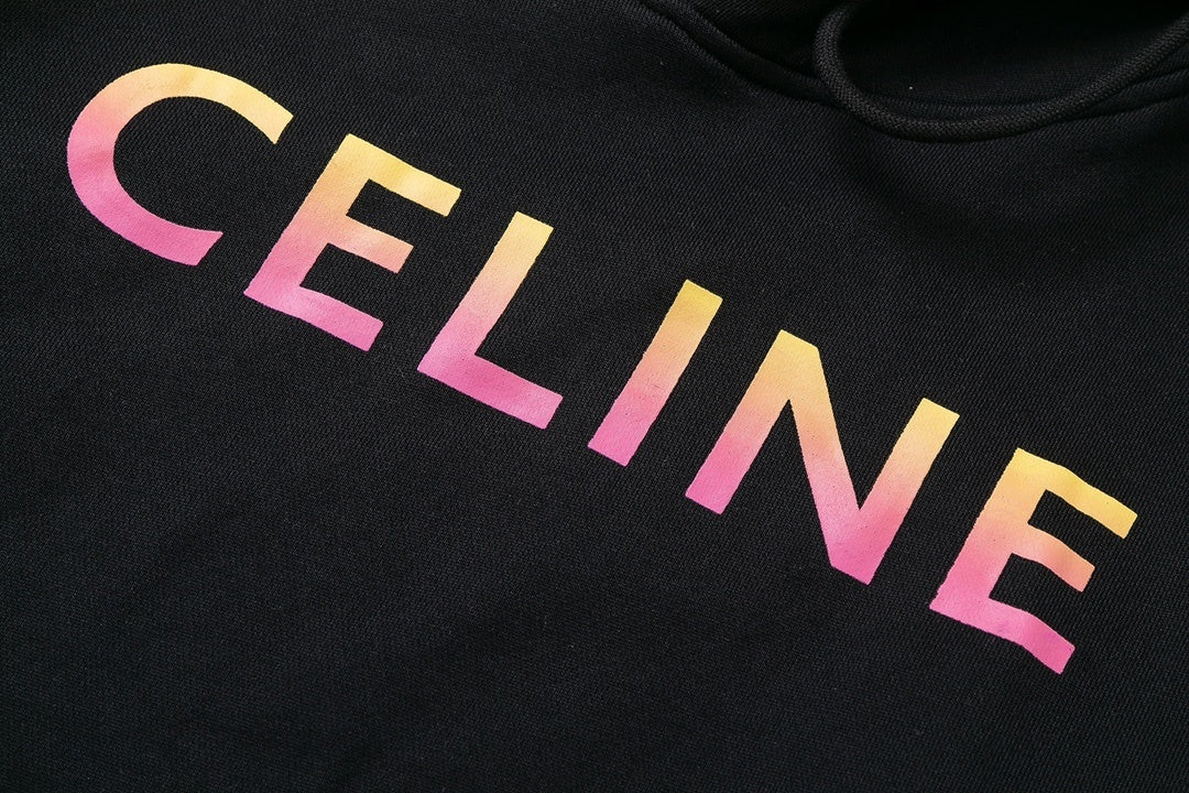 Celine Hoodie "Black-Multicolour"