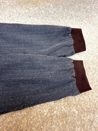 Miu Miu Pinstriped Zip-up Blouson Jacket "Grey"