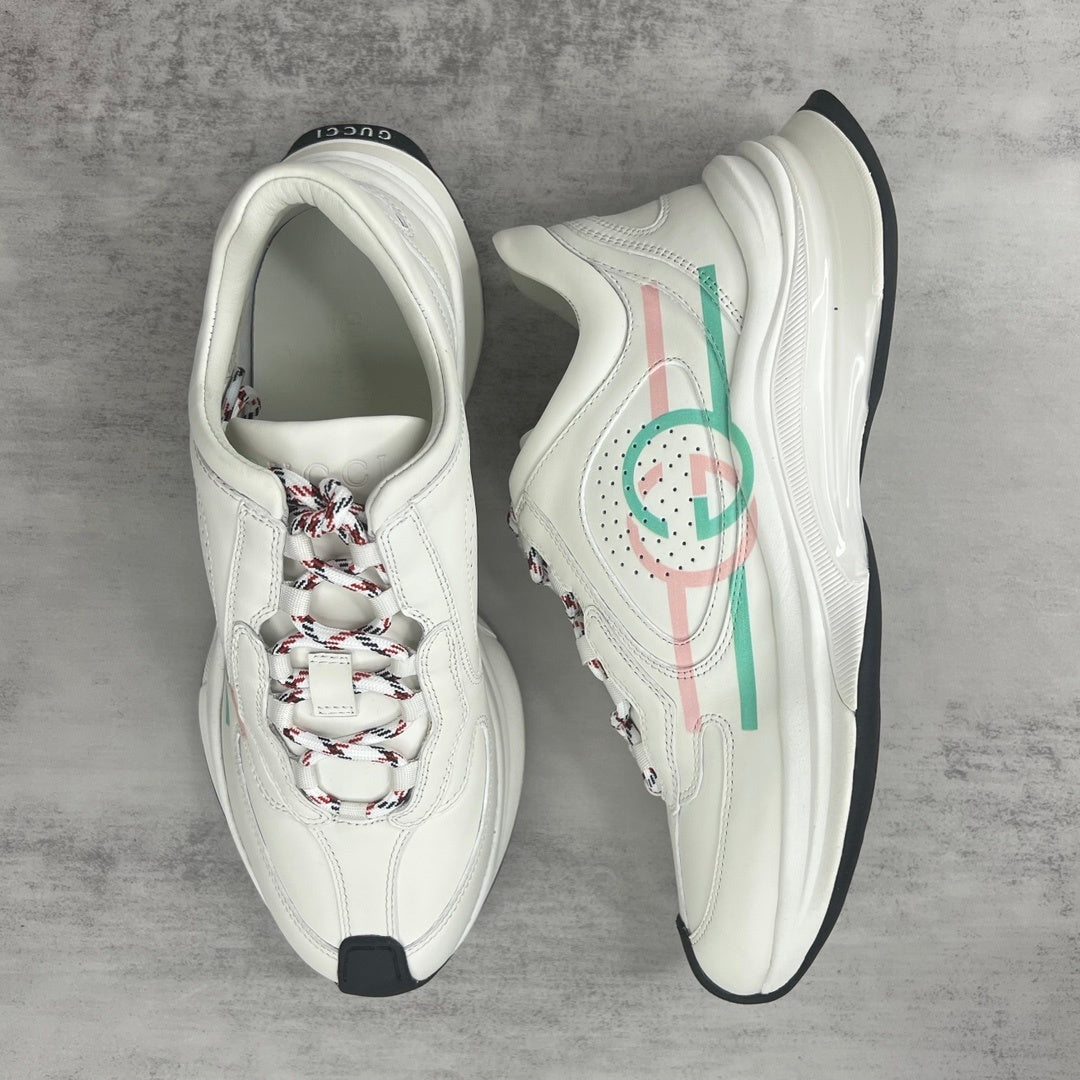Gucci Run "White-Pink-Turquoise"