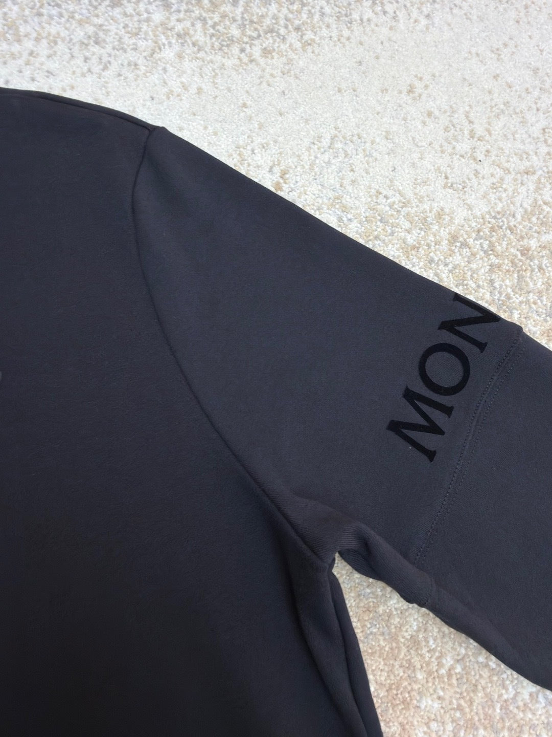 Moncler Zip-Up Sweatshirt "Black"