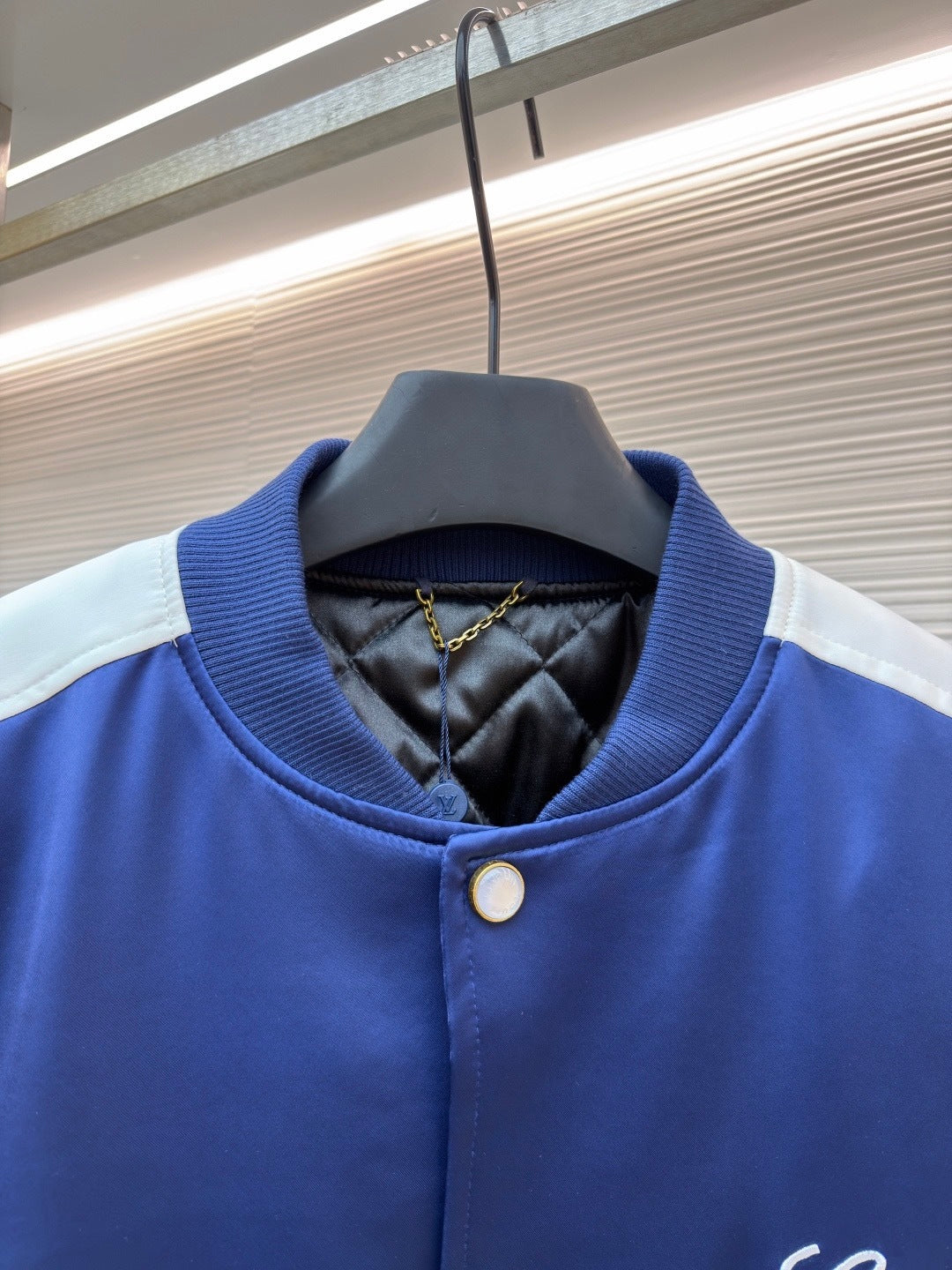 Louis Vuitton Embroidered Souvenir Jacket "Navy Blue"
