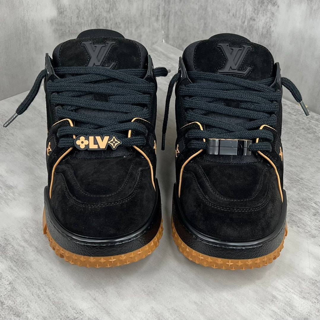 Louis Vuitton Maxi "Brown-Black Suede"