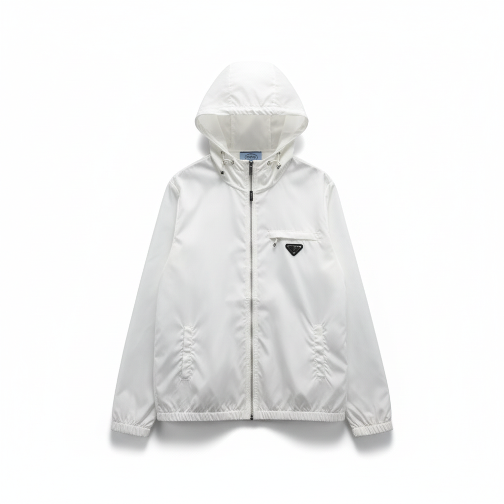 Prada Windbreaker Jacket "White"