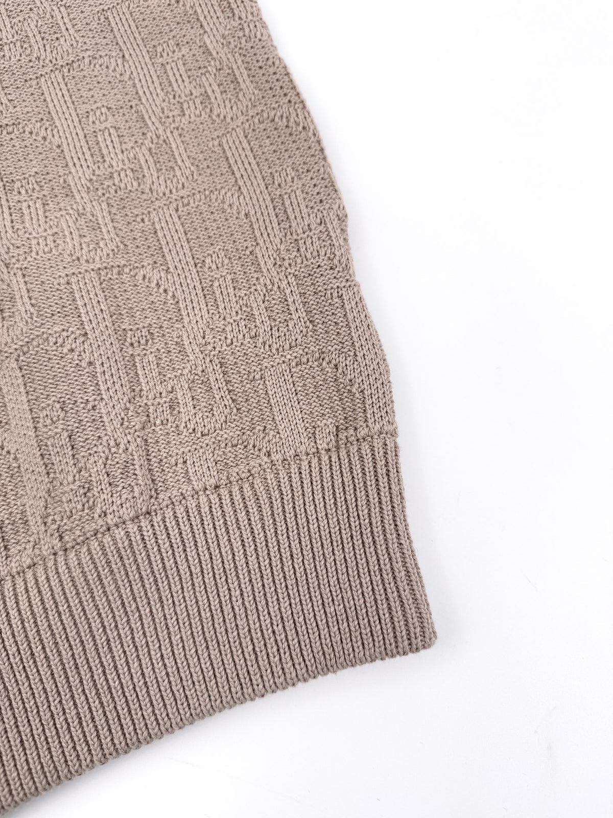 Dior Oblique Sweater "Beige Cotton-Blend Jersey"