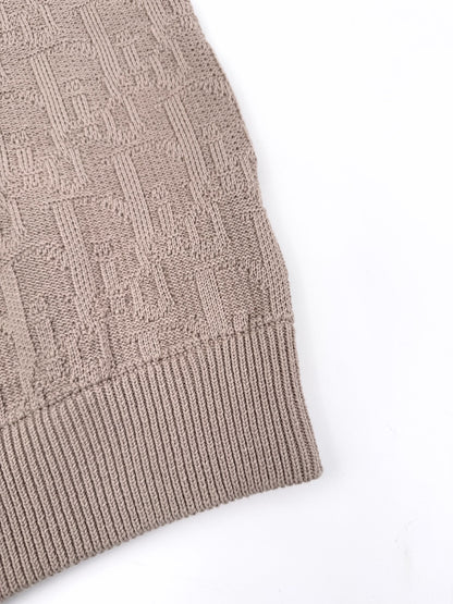 Dior Oblique Sweater "Beige Cotton-Blend Jersey"
