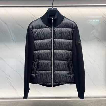 Dior Oblique Jacket Virgin Wool Knit"Black"