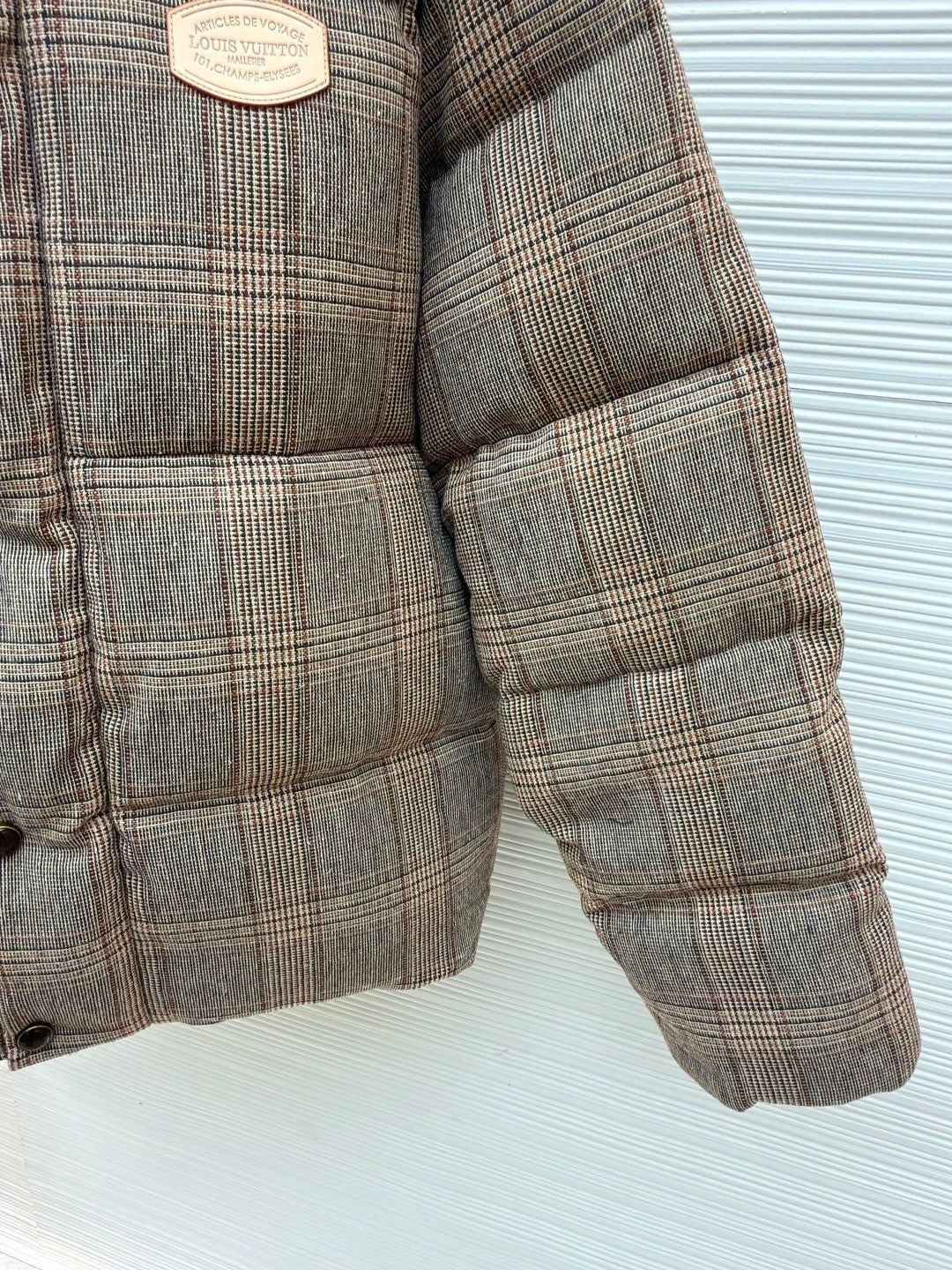 Louis Vuitton Tweed Down Blouson "Dark Caramel"