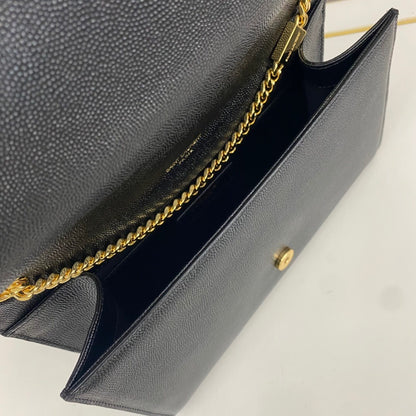Saint Laurent Kate Medium in Grain De Poudre Embossed Leather