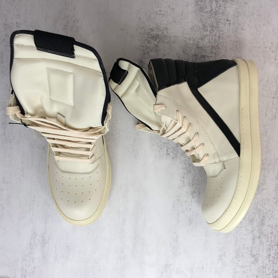 Rick Owens Geobasket "White-Black"