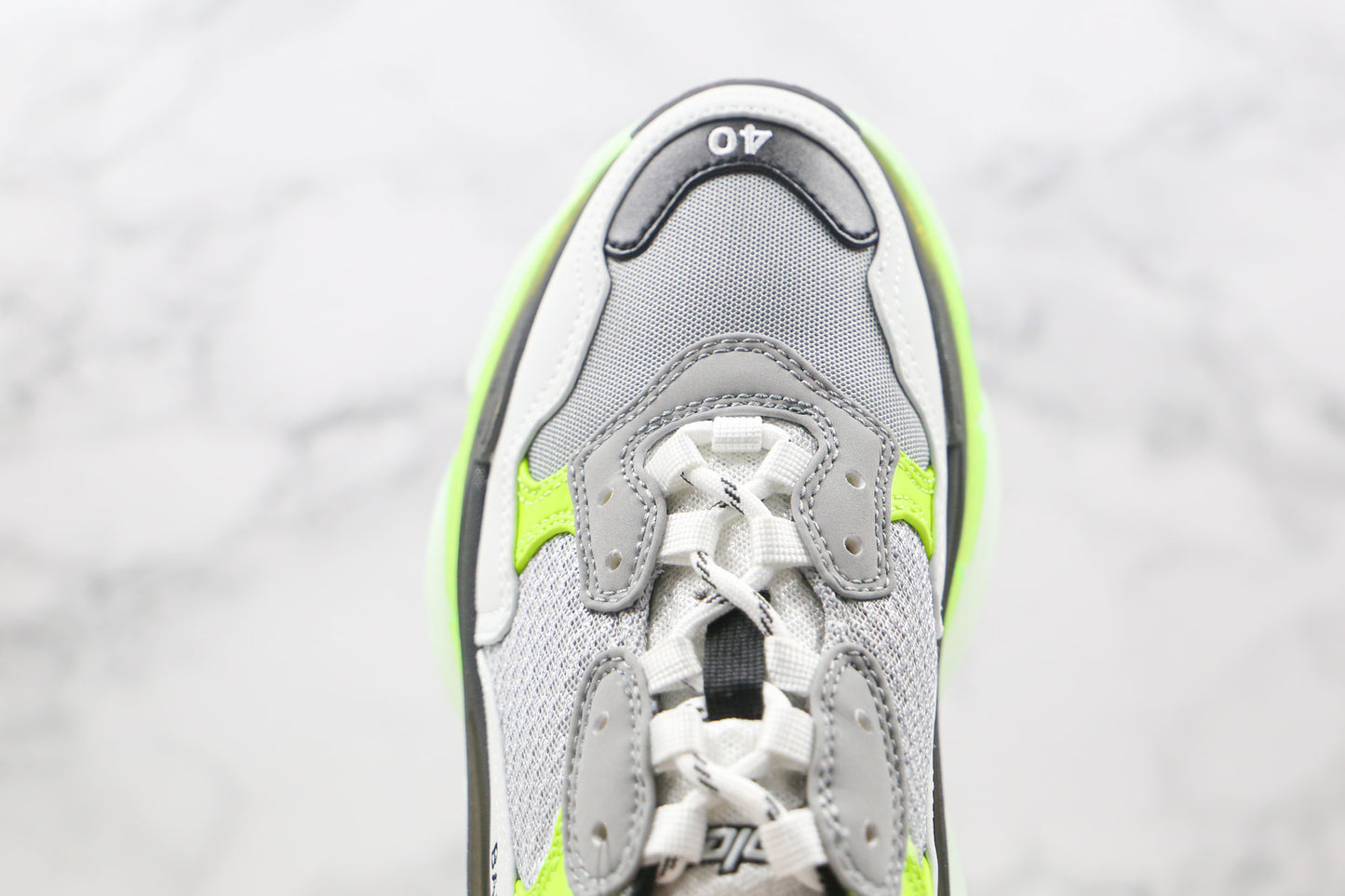 Balenciaga Triple S "Grey-Green Clear Sole"