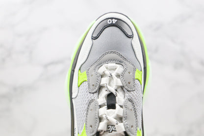 Balenciaga Triple S "Grey-Green Clear Sole"