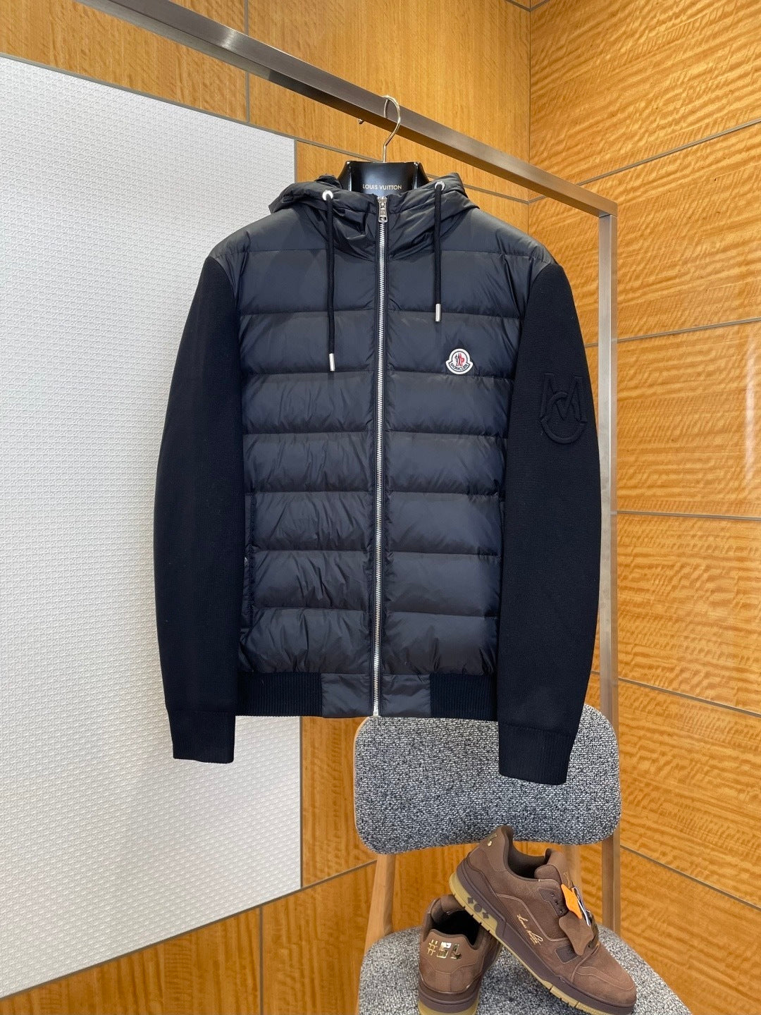 Moncler Hybrid Down Jacket "Black"