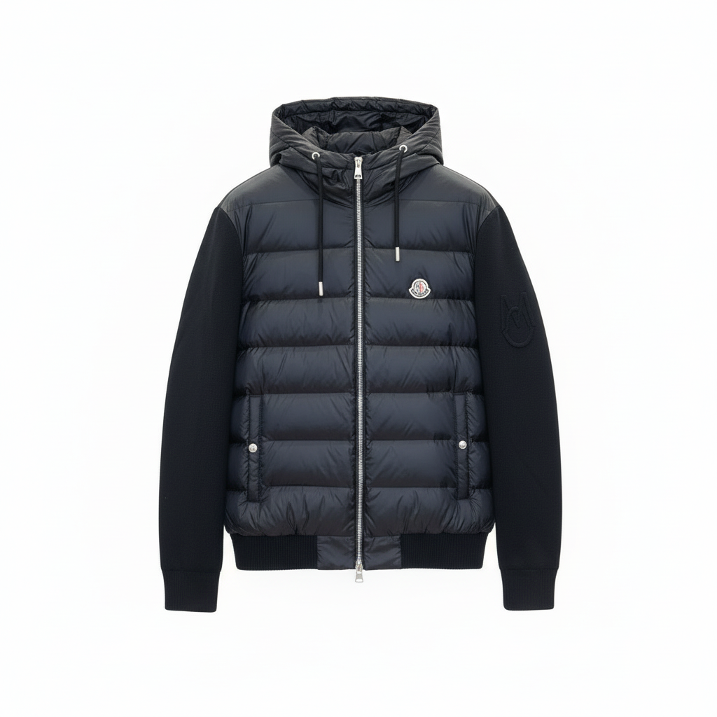 Moncler Hybrid Down Jacket "Black"