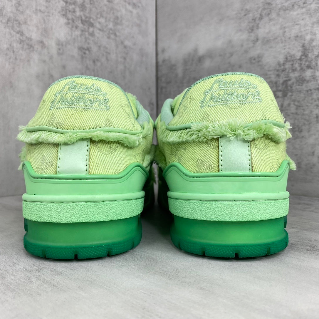 Louis Vuitton Trainers "Green Denim"