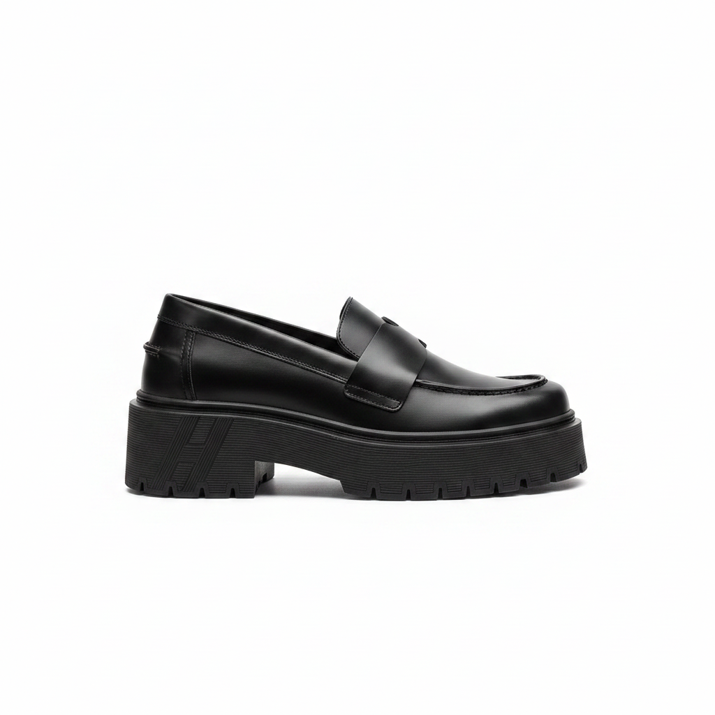 Hermes Leather Loafers "Black"