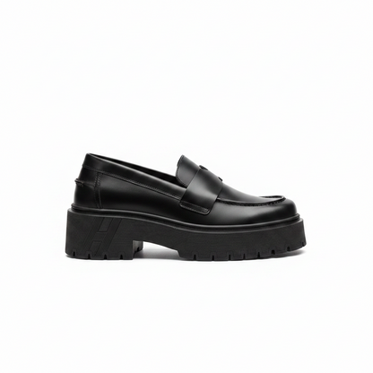 Hermes Leather Loafers "Black"