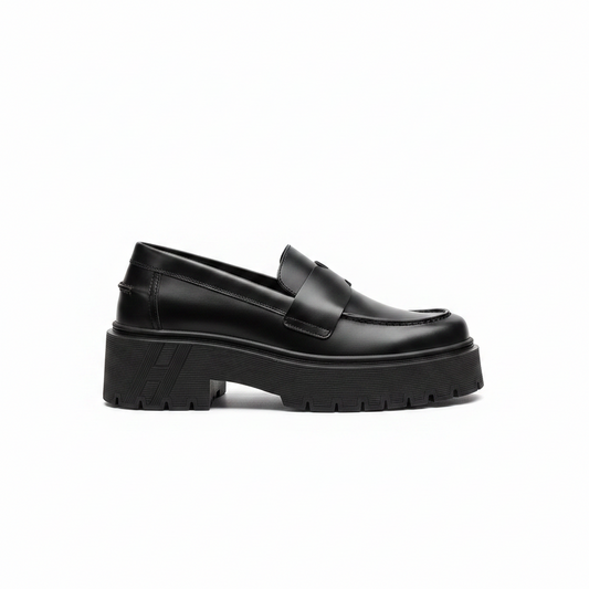 Hermes Leather Loafers "Black"