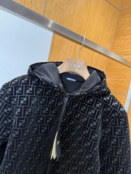 Fendi FF Monogram Blouson Jacket "Black"