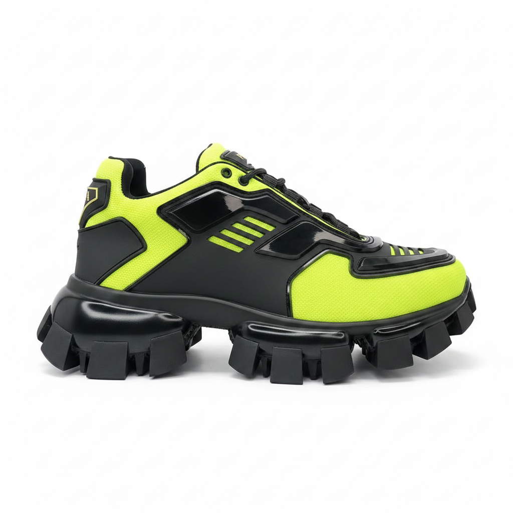Prada Cloudbust Thunder Low "Neon Yellow-Black"